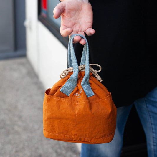 オーリエル 保冷巾着バッグ オレンジ