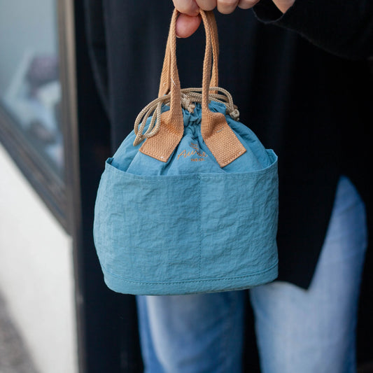 オーリエル 保冷巾着バッグ グリーン