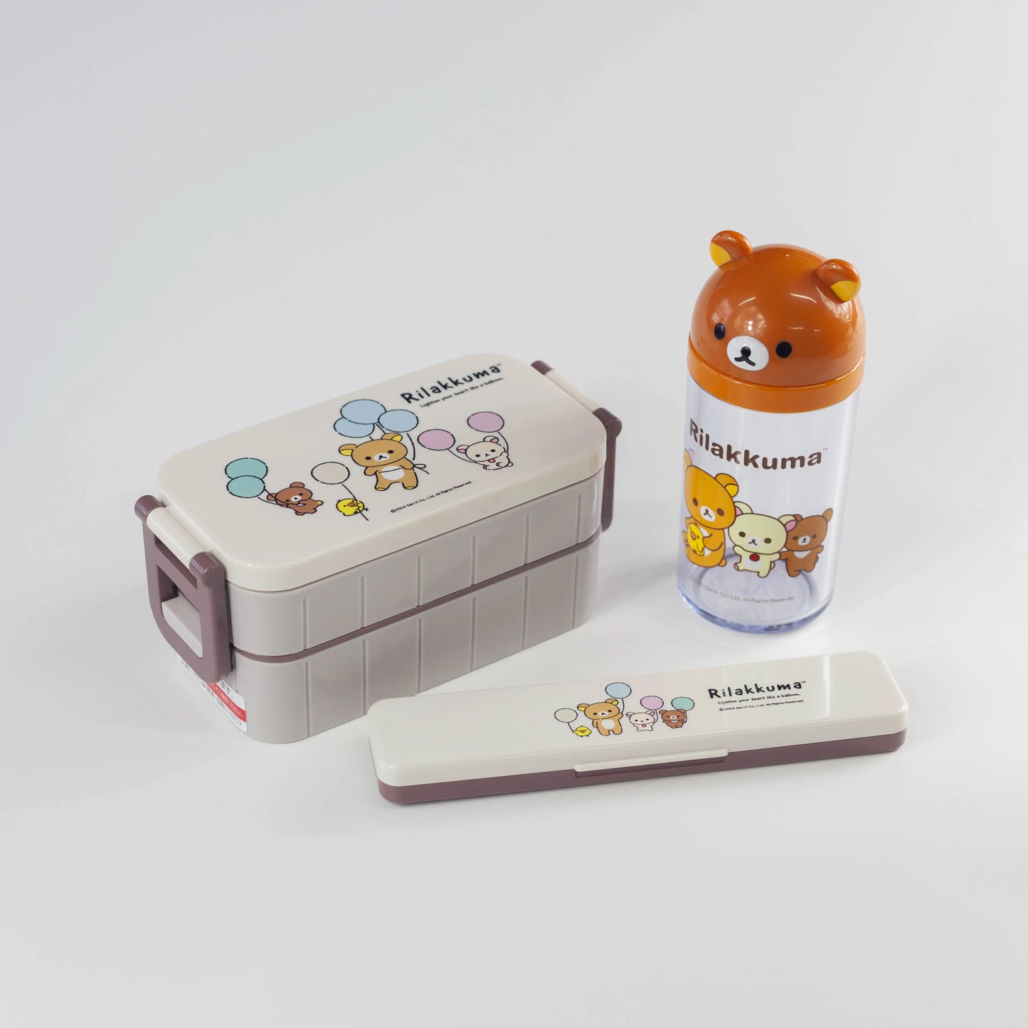 リラックマ お弁当セット｜弁当箱・カトラリー・ふりかけケース