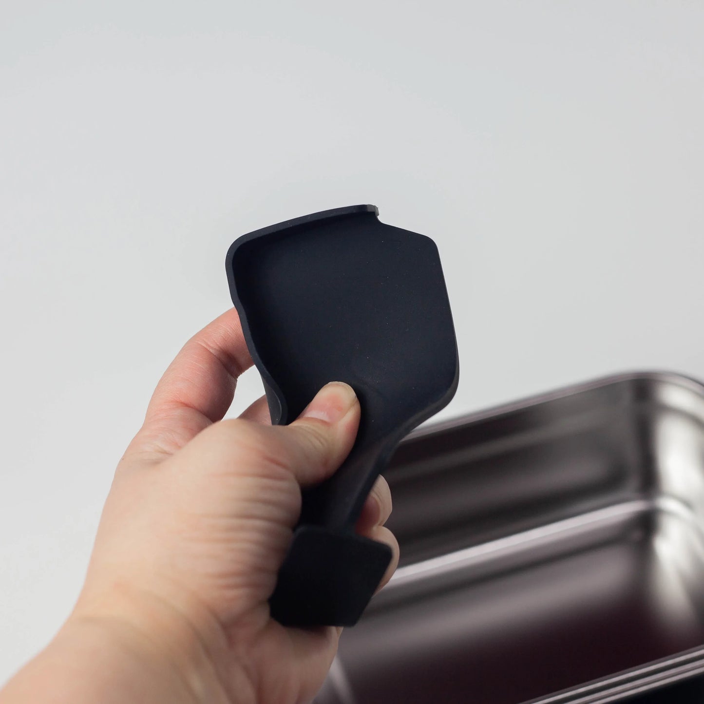 ポワブル ステンレス4点ロックランチコンテナ L ネイビー