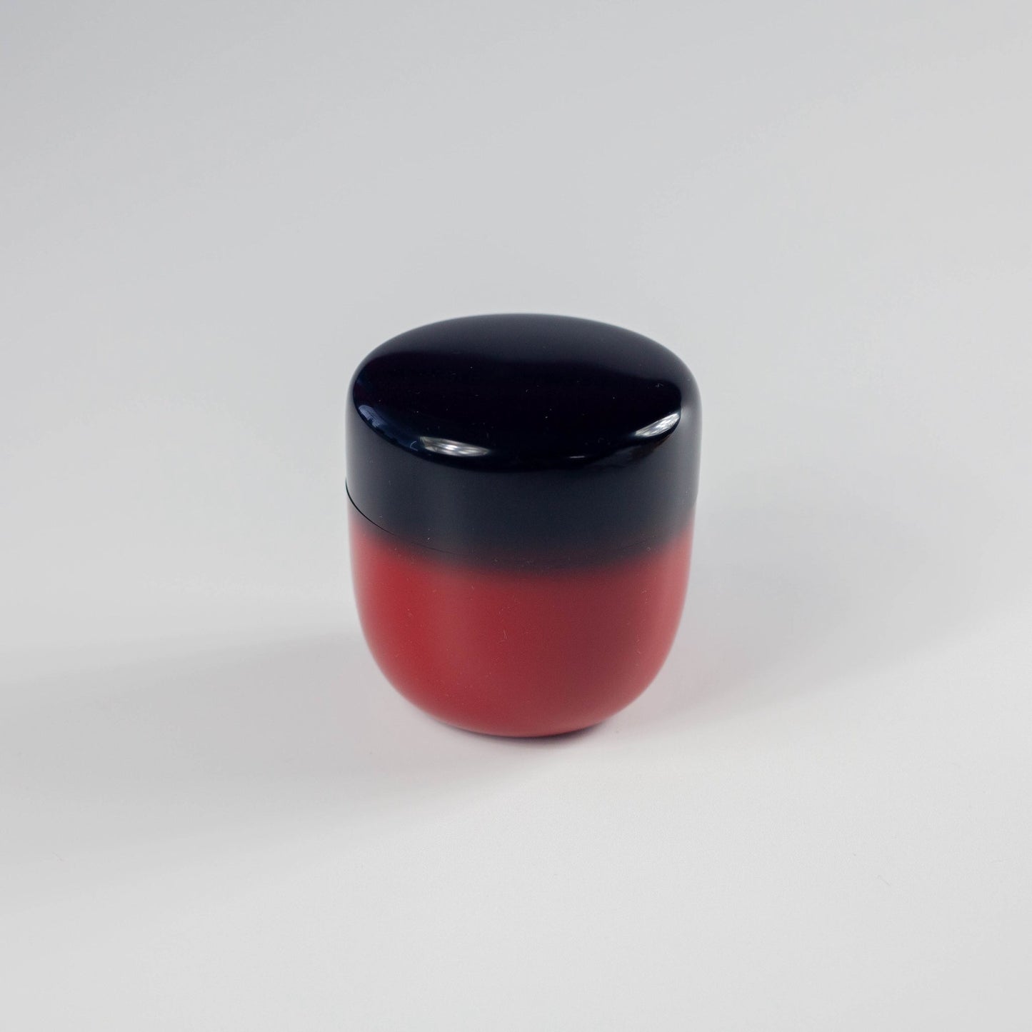 山中塗　中棗 曙塗 黒朱 切合口 桐箱入