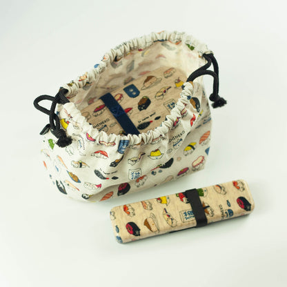 オリジナル寿司猫18.0 スプーン&箸セット