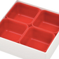 仕切り小鉢（18.0重箱用）４個セット Red