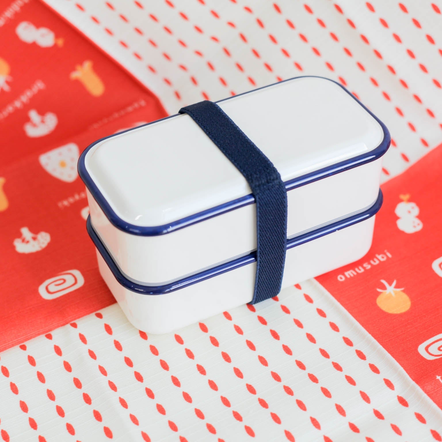 レトロモーダ スクエア ネイビー | 竹中 日本製弁当箱 | Bento&co