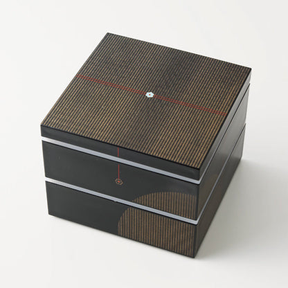 むすび 5.0寸 二段重（中子付）