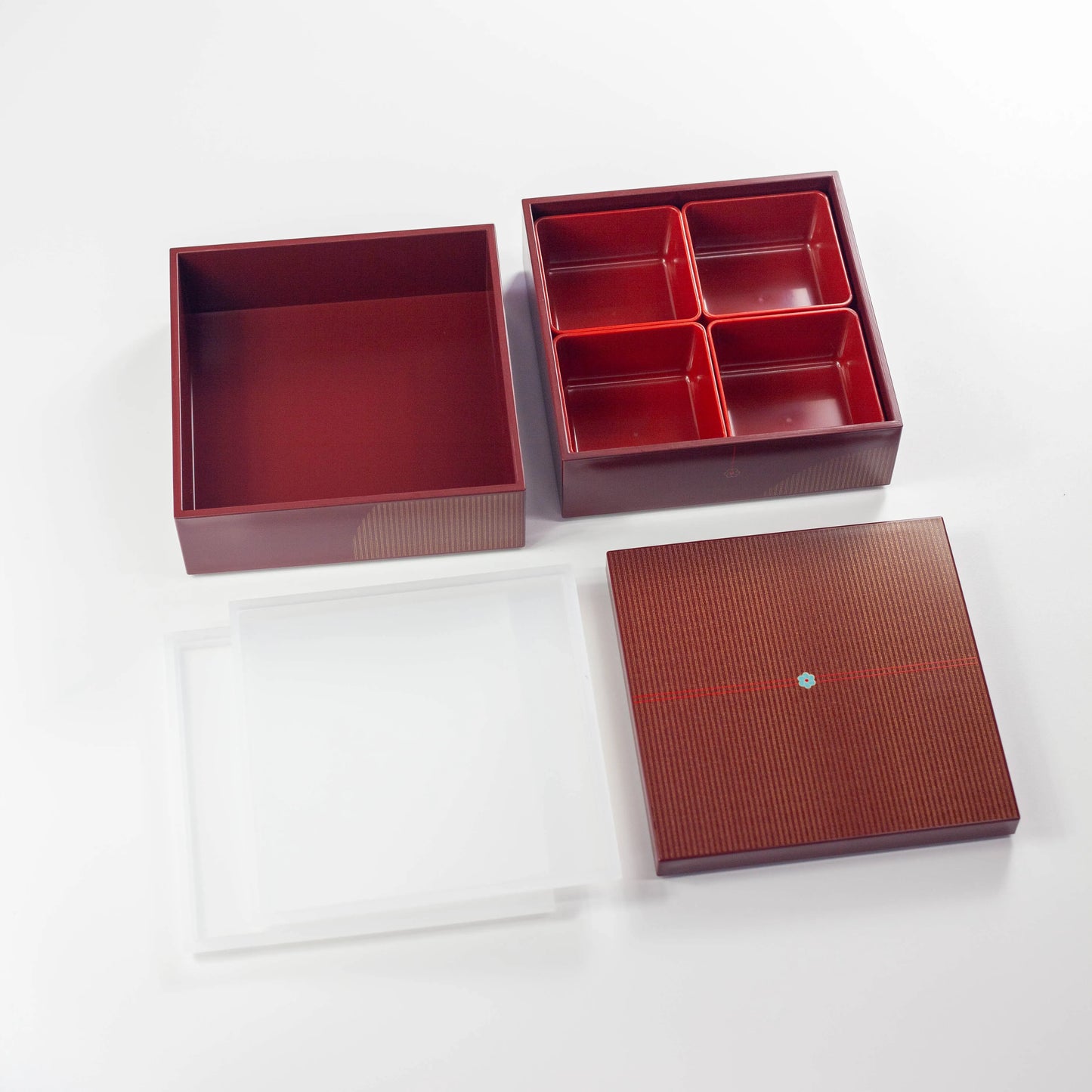 むすび 5.0寸 二段重（中子付）