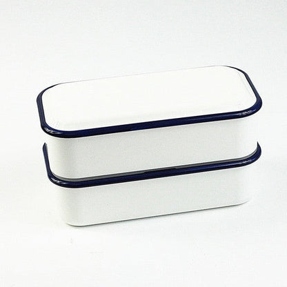 レトロモーダ スクエア ネイビー 弁当箱 全体 | 竹中 | Bento&co
