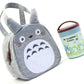 Totoro Bento Bag | Mascot Grey by Skater - Bento&co Japanese Bento Lunch Boxes and Kitchenware Specialists