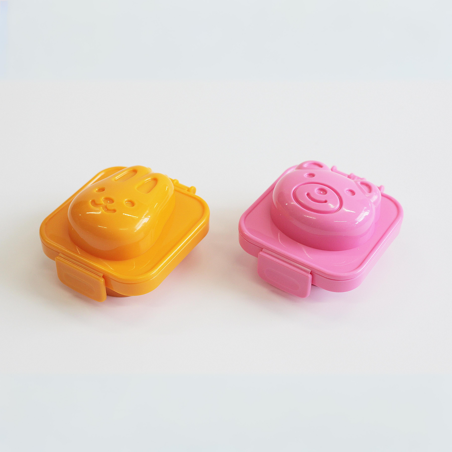 ゆでたまごっこ うさぎ・くま型 | お弁当デコ かわいいゆで卵型