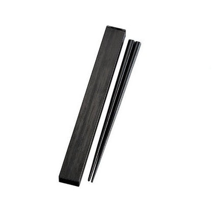 Wood Style スクエア箸箱セット ブラック