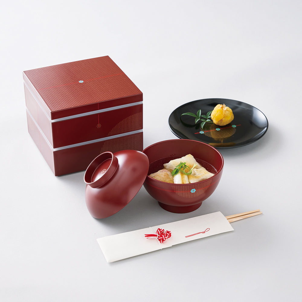 むすび 5.0寸 二段重（中子付）