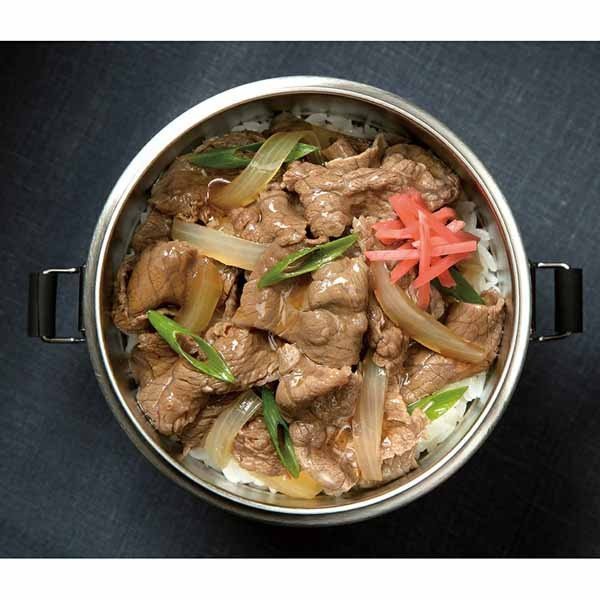 真空ステンレス丼ランチジャー800ml　使用例 丼