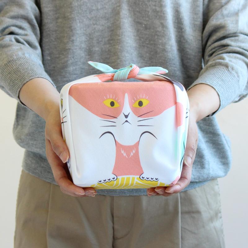 Cochae Animal Furoshiki Musubi | Cats by Yamada Seni - Bento&co Japanese Bento Lunch Boxes and Kitchenware Specialists
