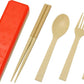 GO OUT Cutlery | Brick Red by Kokubo - Bento&co Japanese Bento Lunch Boxes and Kitchenware Specialists